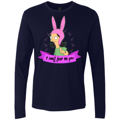 T-Shirts Midnight Navy / Small Louise Smell Fear Men's Premium Long Sleeve