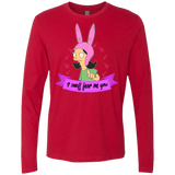 T-Shirts Red / Small Louise Smell Fear Men's Premium Long Sleeve