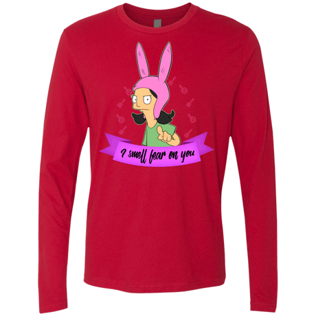 T-Shirts Red / Small Louise Smell Fear Men's Premium Long Sleeve