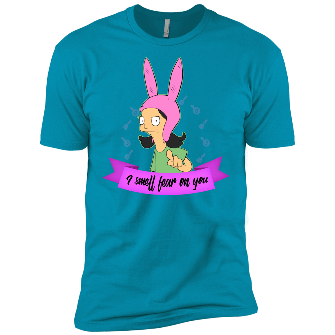 T-Shirts Turquoise / X-Small Louise Smell Fear Men's Premium T-Shirt