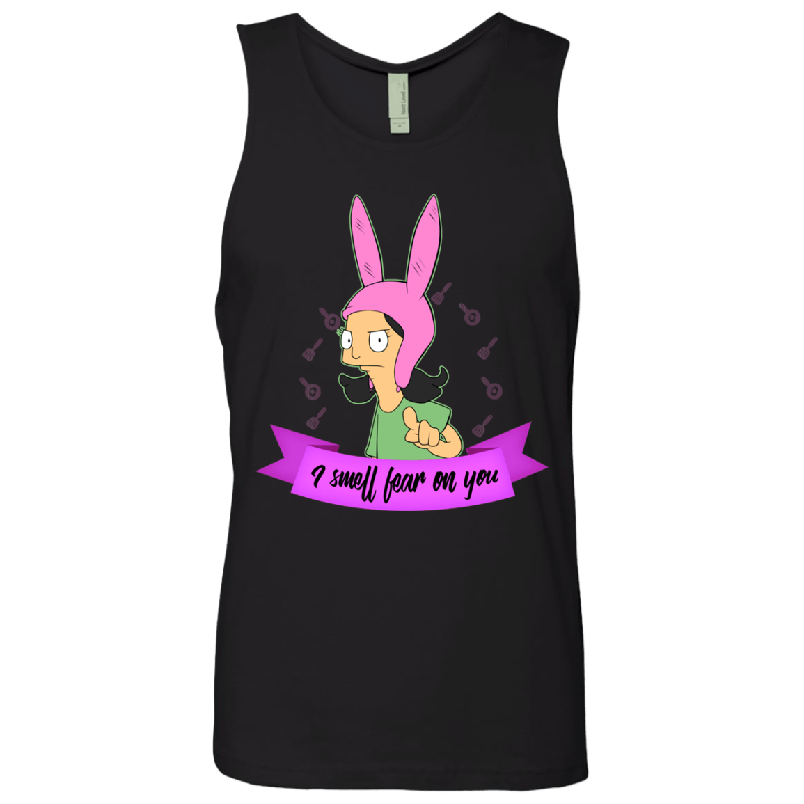 T-Shirts Black / Small Louise Smell Fear Men's Premium Tank Top