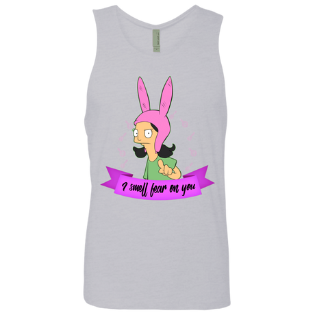 T-Shirts Heather Grey / Small Louise Smell Fear Men's Premium Tank Top