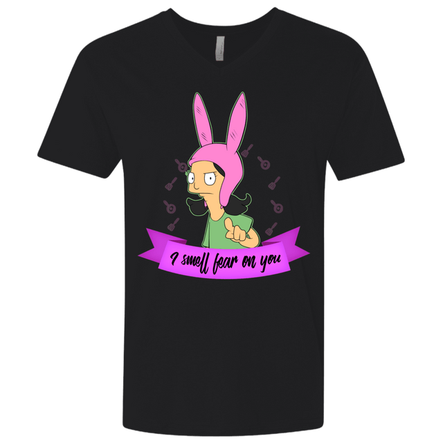 T-Shirts Black / X-Small Louise Smell Fear Men's Premium V-Neck