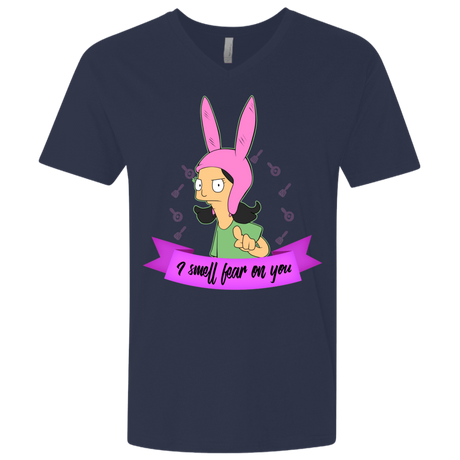 T-Shirts Midnight Navy / X-Small Louise Smell Fear Men's Premium V-Neck