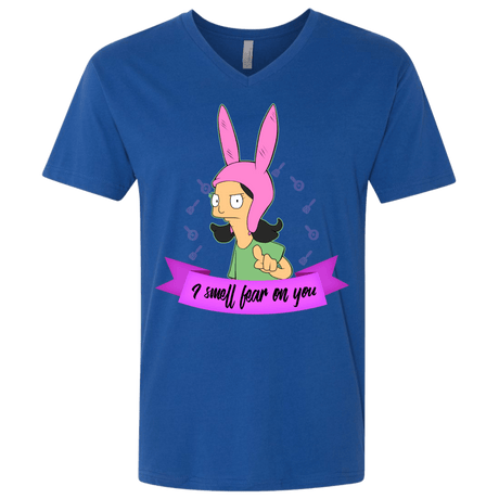 T-Shirts Royal / X-Small Louise Smell Fear Men's Premium V-Neck