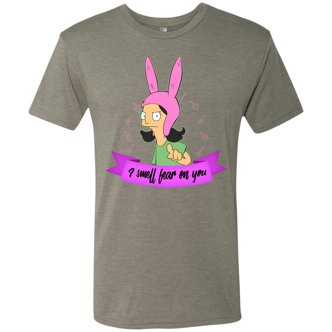 T-Shirts Venetian Grey / Small Louise Smell Fear Men's Triblend T-Shirt