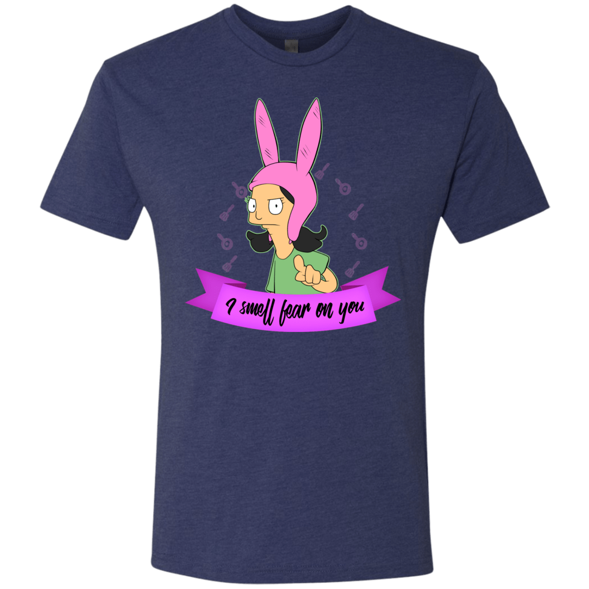 T-Shirts Vintage Navy / Small Louise Smell Fear Men's Triblend T-Shirt