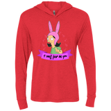 T-Shirts Vintage Red / X-Small Louise Smell Fear Triblend Long Sleeve Hoodie Tee