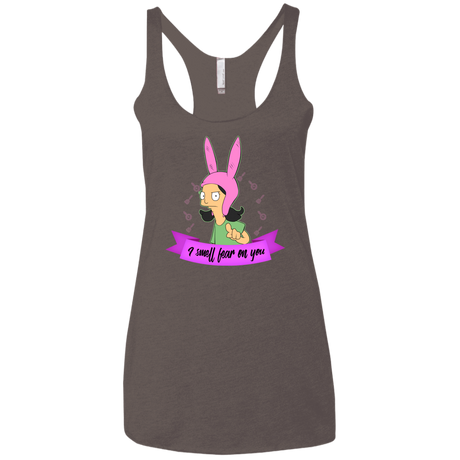 T-Shirts Macchiato / X-Small Louise Smell Fear Women's Triblend Racerback Tank