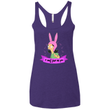 T-Shirts Purple / X-Small Louise Smell Fear Women's Triblend Racerback Tank