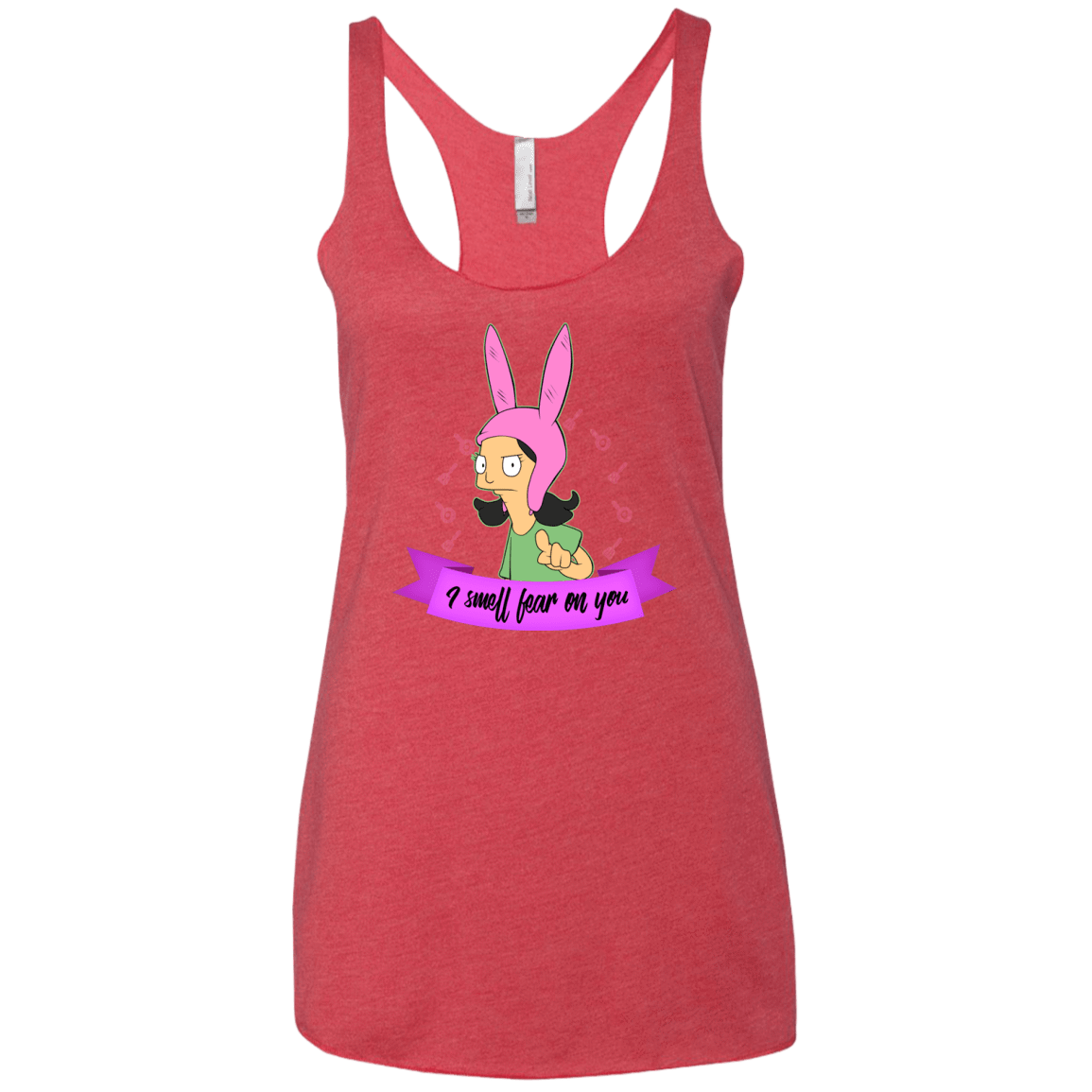 T-Shirts Vintage Red / X-Small Louise Smell Fear Women's Triblend Racerback Tank