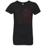T-Shirts Black / YXS Love 11 Girls Premium T-Shirt