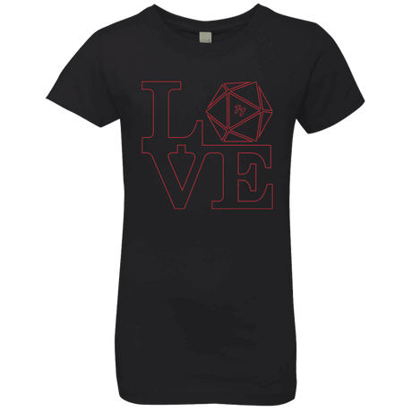 T-Shirts Black / YXS Love 11 Girls Premium T-Shirt