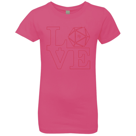 T-Shirts Hot Pink / YXS Love 11 Girls Premium T-Shirt