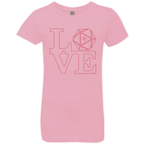 T-Shirts Light Pink / YXS Love 11 Girls Premium T-Shirt
