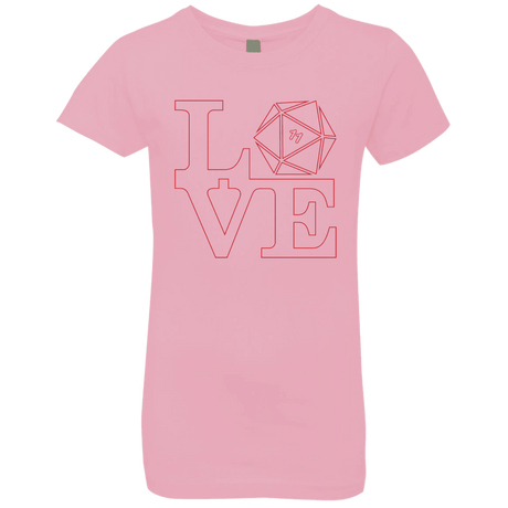 T-Shirts Light Pink / YXS Love 11 Girls Premium T-Shirt
