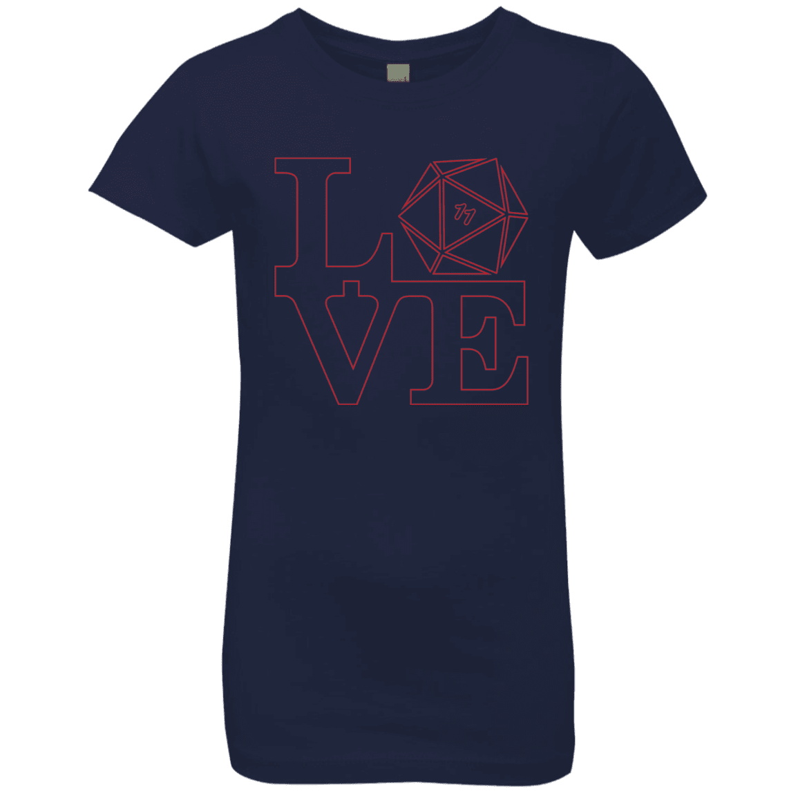 T-Shirts Midnight Navy / YXS Love 11 Girls Premium T-Shirt