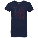 T-Shirts Midnight Navy / YXS Love 11 Girls Premium T-Shirt