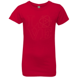 T-Shirts Red / YXS Love 11 Girls Premium T-Shirt