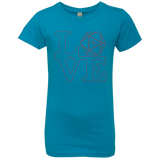 T-Shirts Turquoise / YXS Love 11 Girls Premium T-Shirt