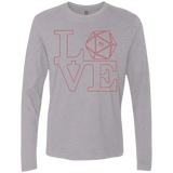 T-Shirts Heather Grey / Small Love 11 Men's Premium Long Sleeve