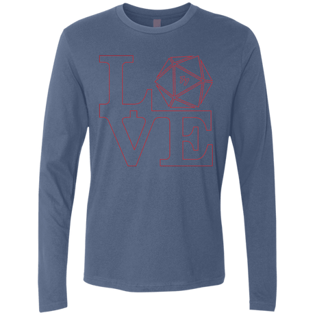 T-Shirts Indigo / Small Love 11 Men's Premium Long Sleeve