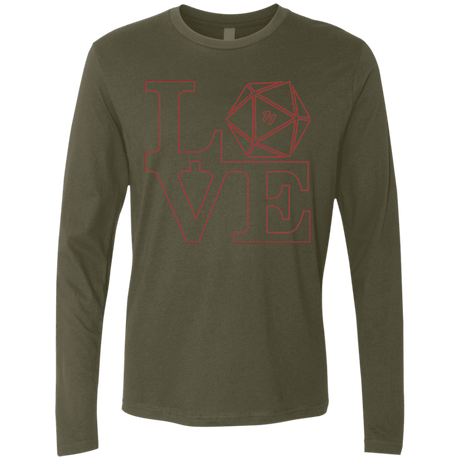T-Shirts Military Green / Small Love 11 Men's Premium Long Sleeve