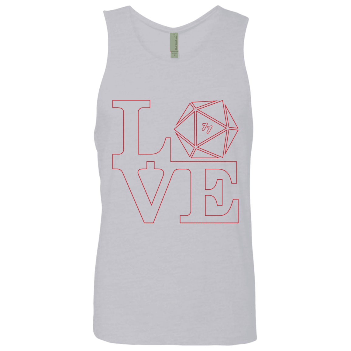 T-Shirts Heather Grey / Small Love 11 Men's Premium Tank Top