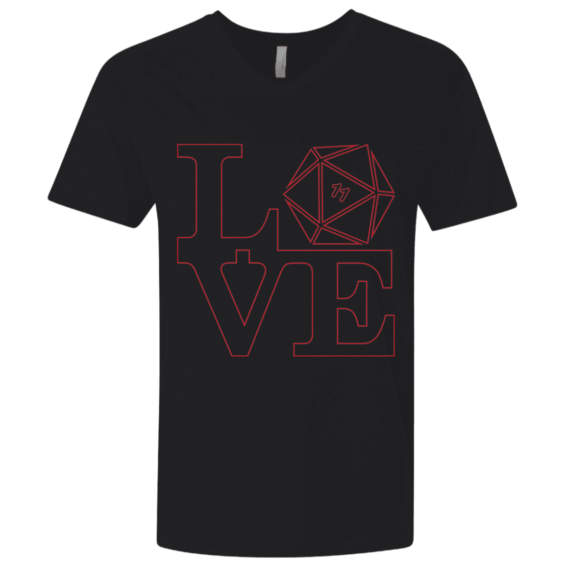 T-Shirts Black / X-Small Love 11 Men's Premium V-Neck