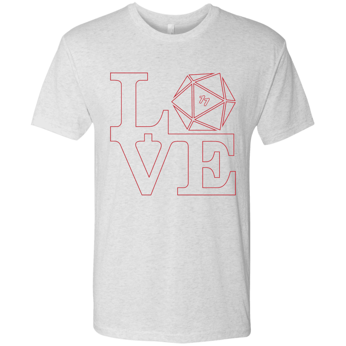 T-Shirts Heather White / Small Love 11 Men's Triblend T-Shirt