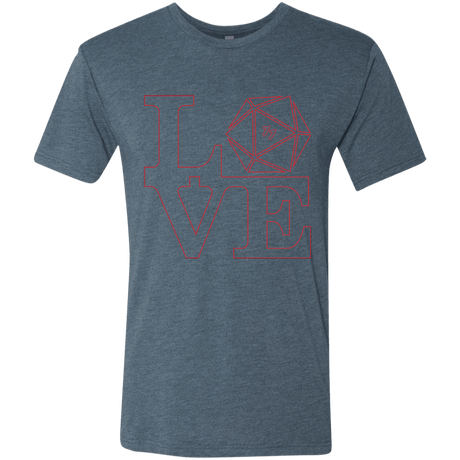 T-Shirts Indigo / Small Love 11 Men's Triblend T-Shirt
