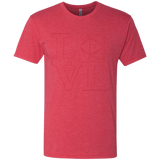 T-Shirts Vintage Red / Small Love 11 Men's Triblend T-Shirt