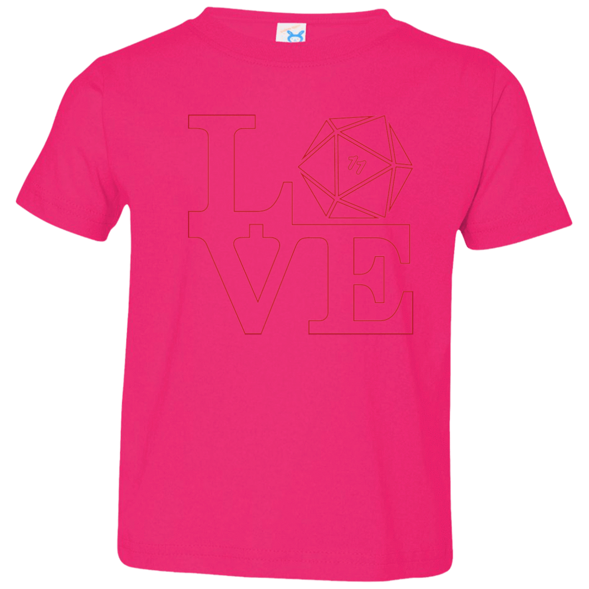 T-Shirts Hot Pink / 2T Love 11 Toddler Premium T-Shirt