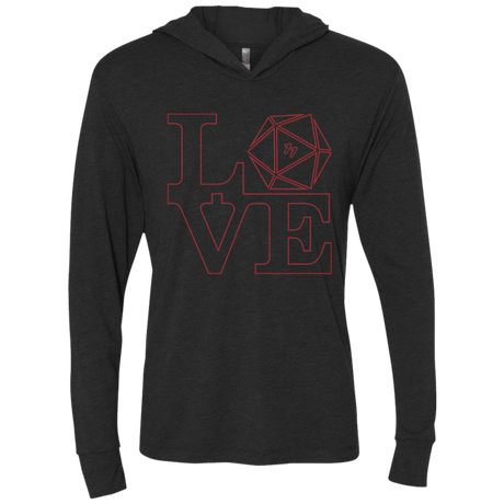 T-Shirts Vintage Black / X-Small Love 11 Triblend Long Sleeve Hoodie Tee