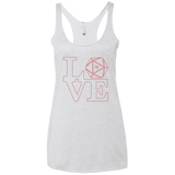 T-Shirts Heather White / X-Small Love 11 Women's Triblend Racerback Tank