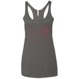 T-Shirts Premium Heather / X-Small Love 11 Women's Triblend Racerback Tank