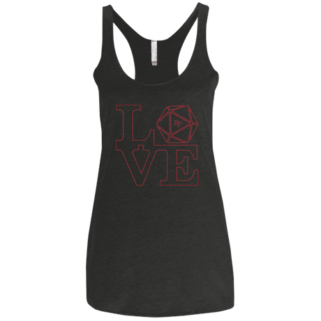 T-Shirts Vintage Black / X-Small Love 11 Women's Triblend Racerback Tank