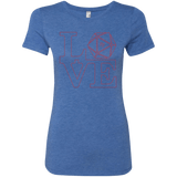 T-Shirts Vintage Royal / Small Love 11 Women's Triblend T-Shirt