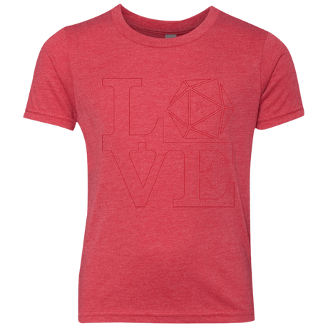 T-Shirts Vintage Red / YXS Love 11 Youth Triblend T-Shirt