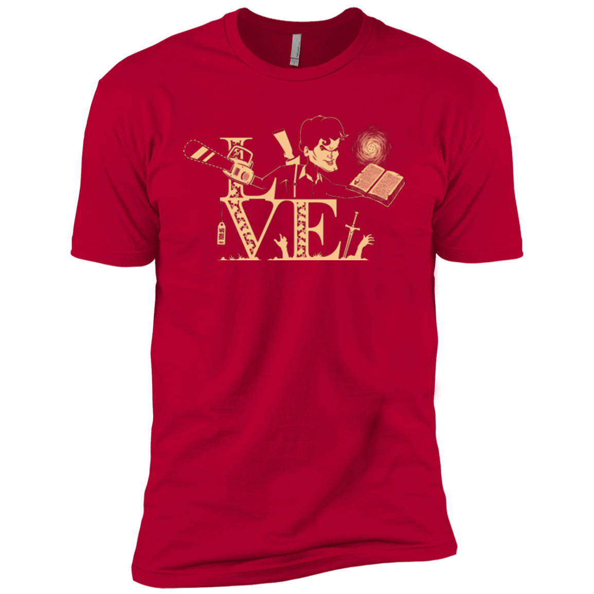 T-Shirts Red / YXS Love Ash Boys Premium T-Shirt