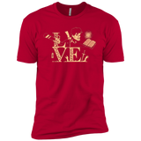 T-Shirts Red / YXS Love Ash Boys Premium T-Shirt