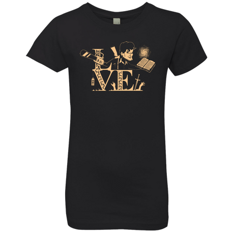 T-Shirts Black / YXS Love Ash Girls Premium T-Shirt