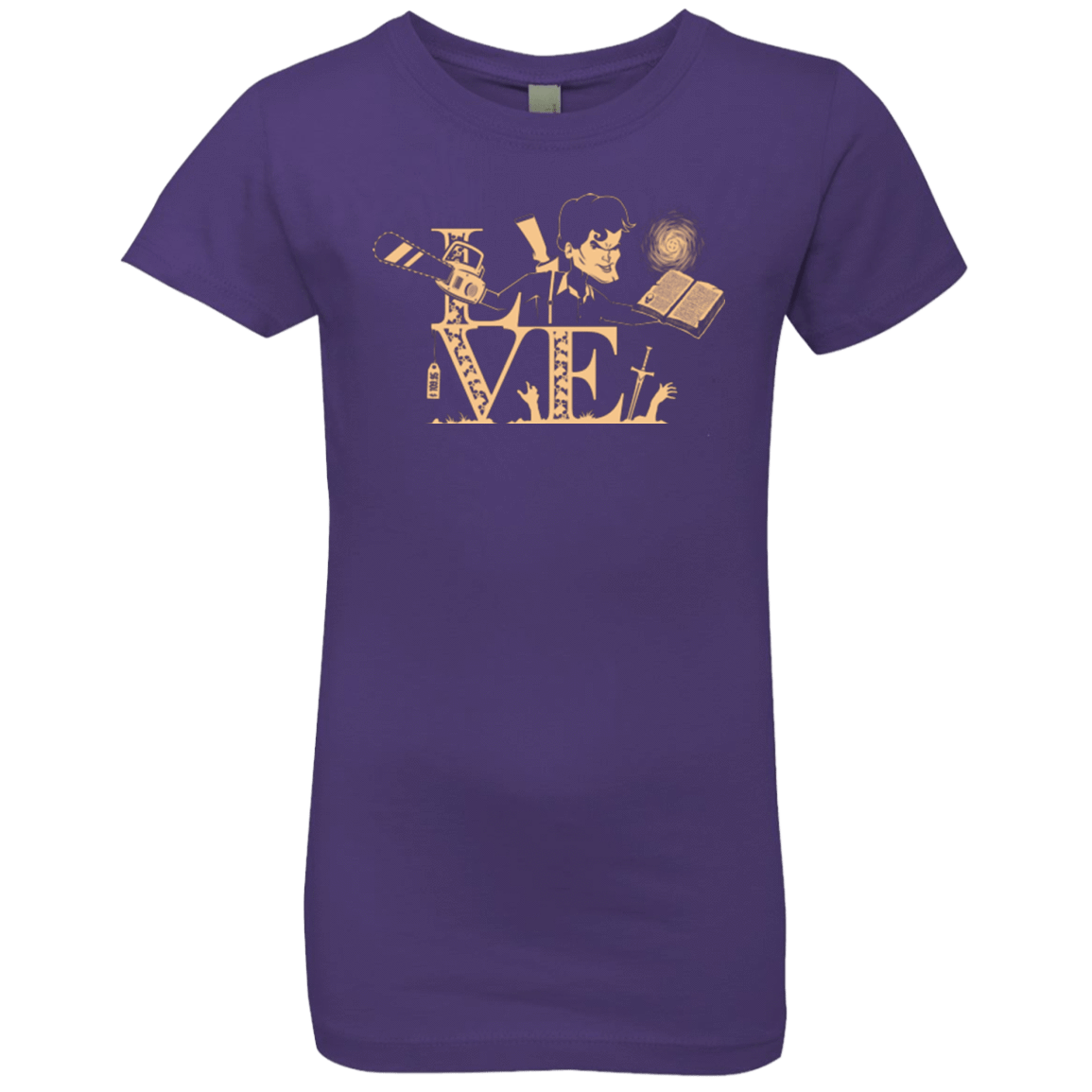 T-Shirts Purple Rush / YXS Love Ash Girls Premium T-Shirt