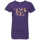 T-Shirts Purple Rush / YXS Love Ash Girls Premium T-Shirt