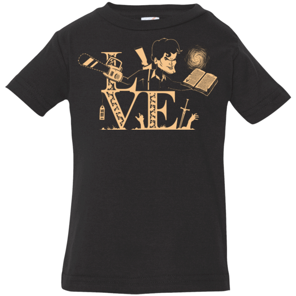 T-Shirts Black / 6 Months Love Ash Infant Premium T-Shirt