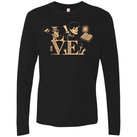 T-Shirts Black / Small Love Ash Men's Premium Long Sleeve