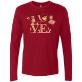 T-Shirts Cardinal / Small Love Ash Men's Premium Long Sleeve