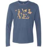 T-Shirts Indigo / Small Love Ash Men's Premium Long Sleeve