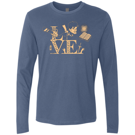 T-Shirts Indigo / Small Love Ash Men's Premium Long Sleeve