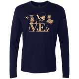 T-Shirts Midnight Navy / Small Love Ash Men's Premium Long Sleeve